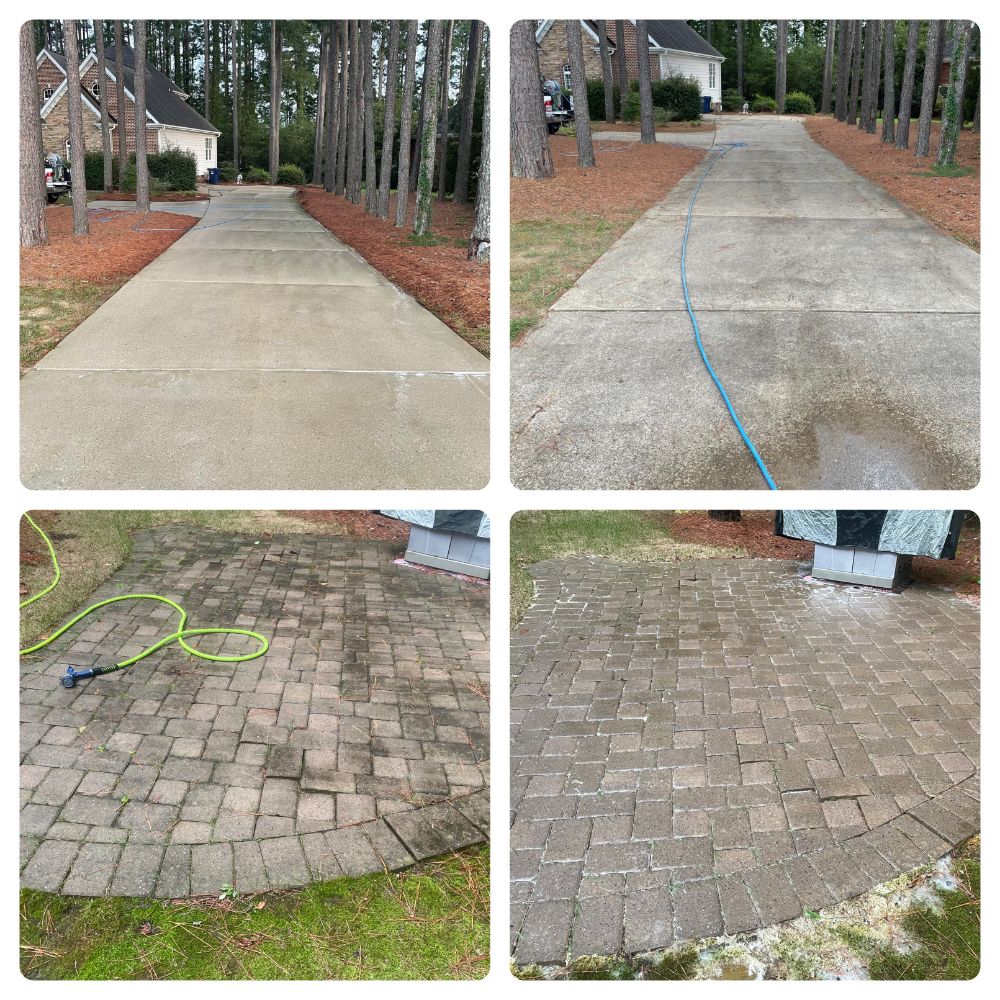 Concrete and Patio Cleaning in Four Oaks, NC