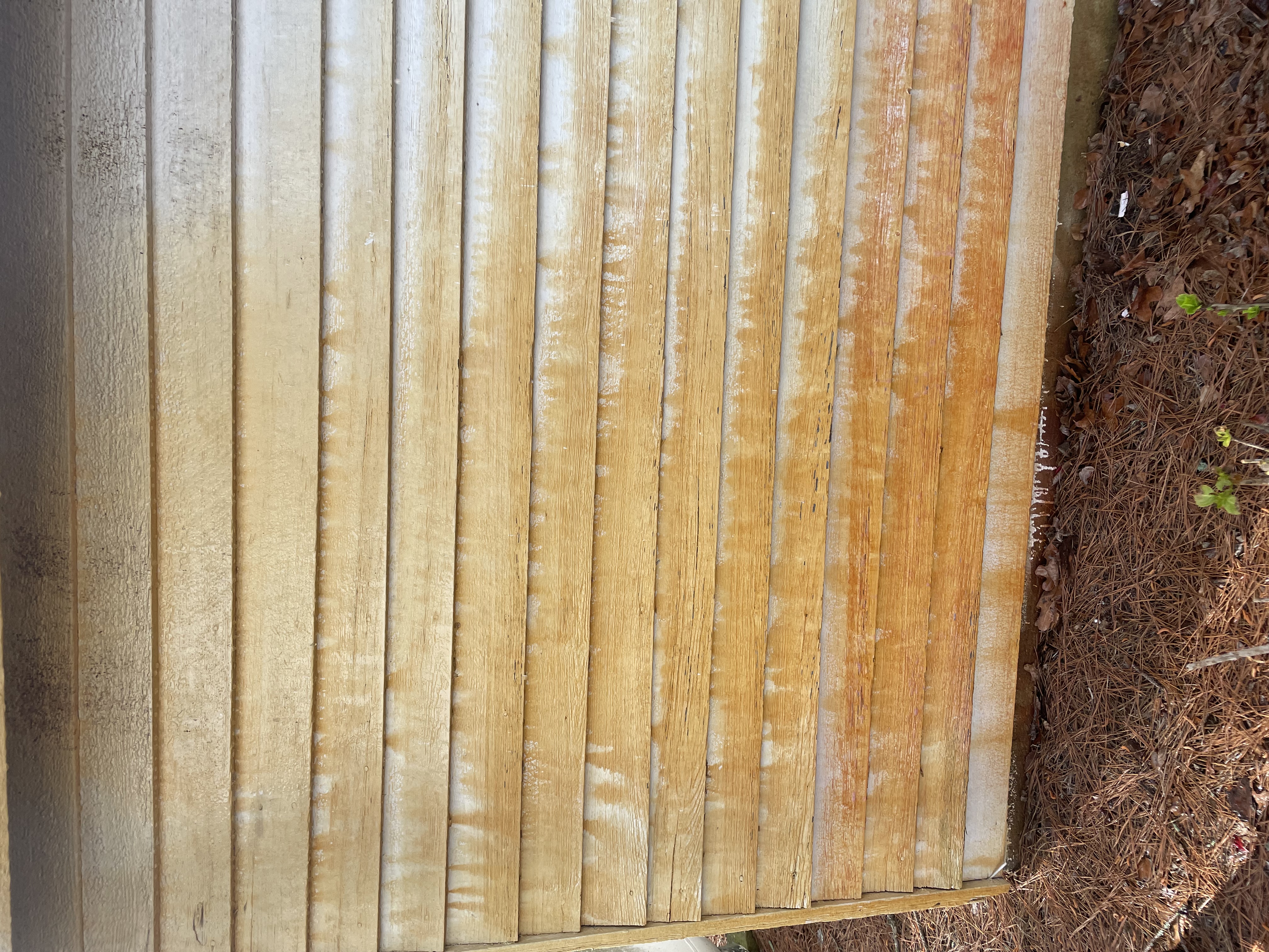 Rust Removal Results After a Professional House Washing in Smithfield, NC